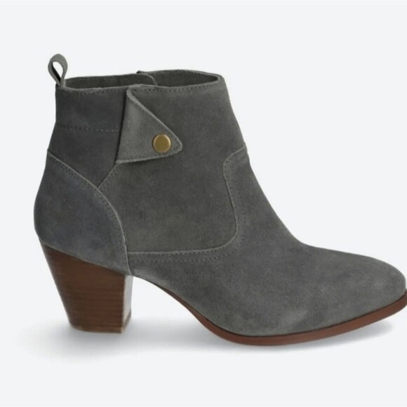 New DIBA Sofia Suede Leather Ankle Boots Booties - Picture 4 of 13
